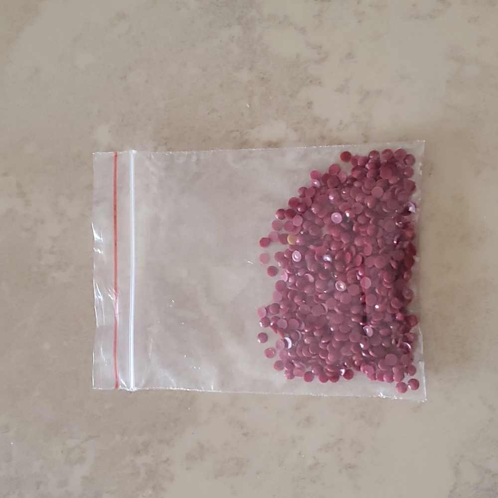 Bundle of Burgundy Faux Jewels nwot